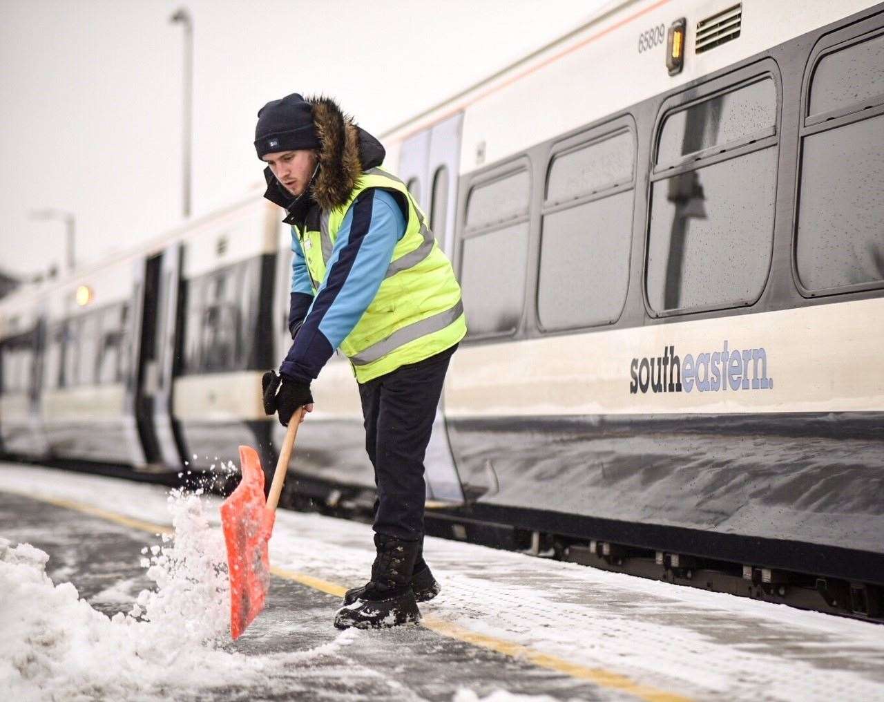Train services and flights were cancelled and roads closed when the storm hit in some parts of the country