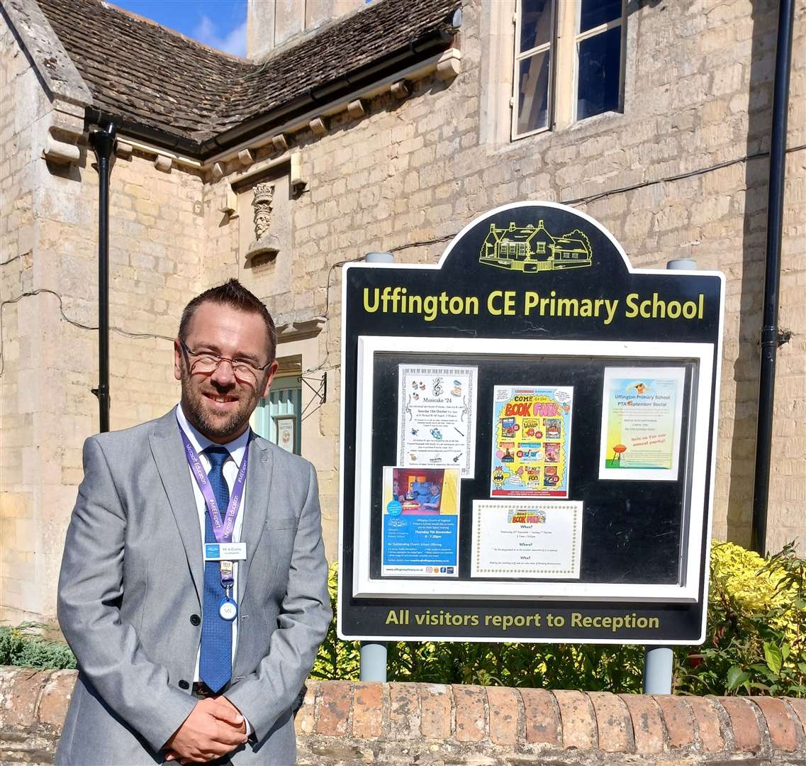 Headteacher Andrew Evans