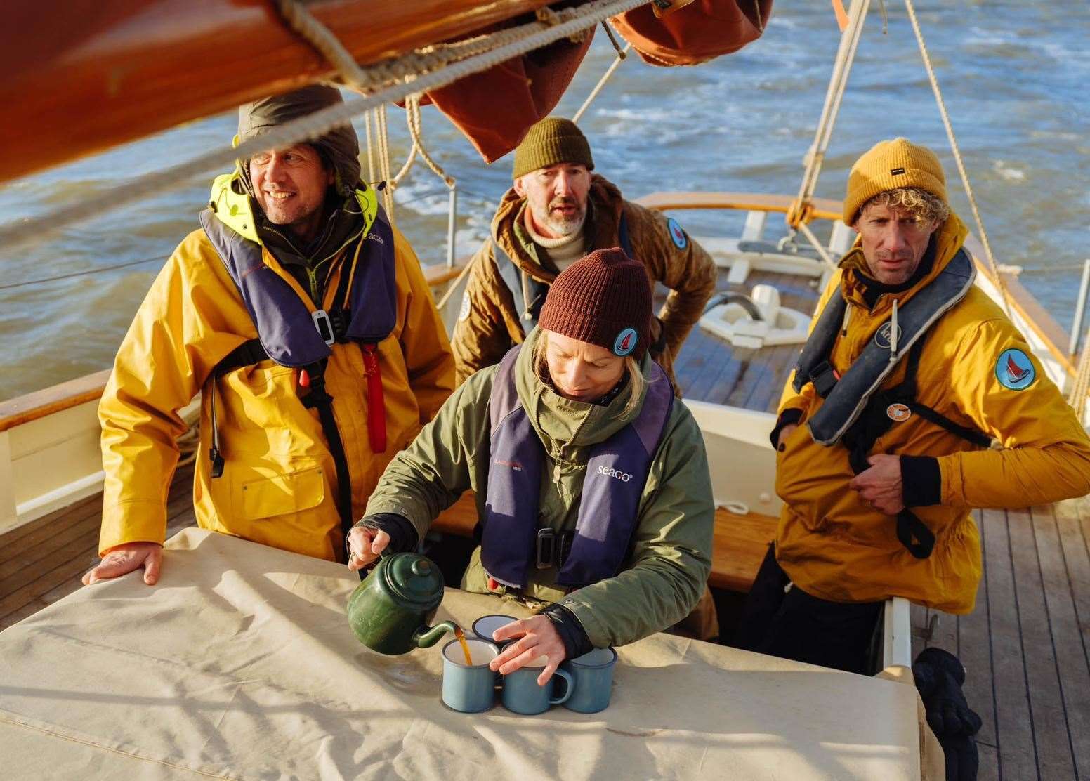 LtoR: Patrick Barkham, Henry Chamberlain, Laura Hampton, Colin Herbert Howell. PHOTOS: Peter Naylor