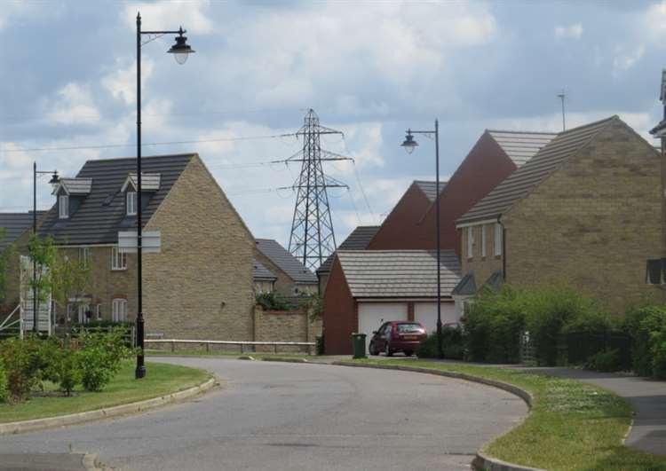 The Elsea Park development in Bourne