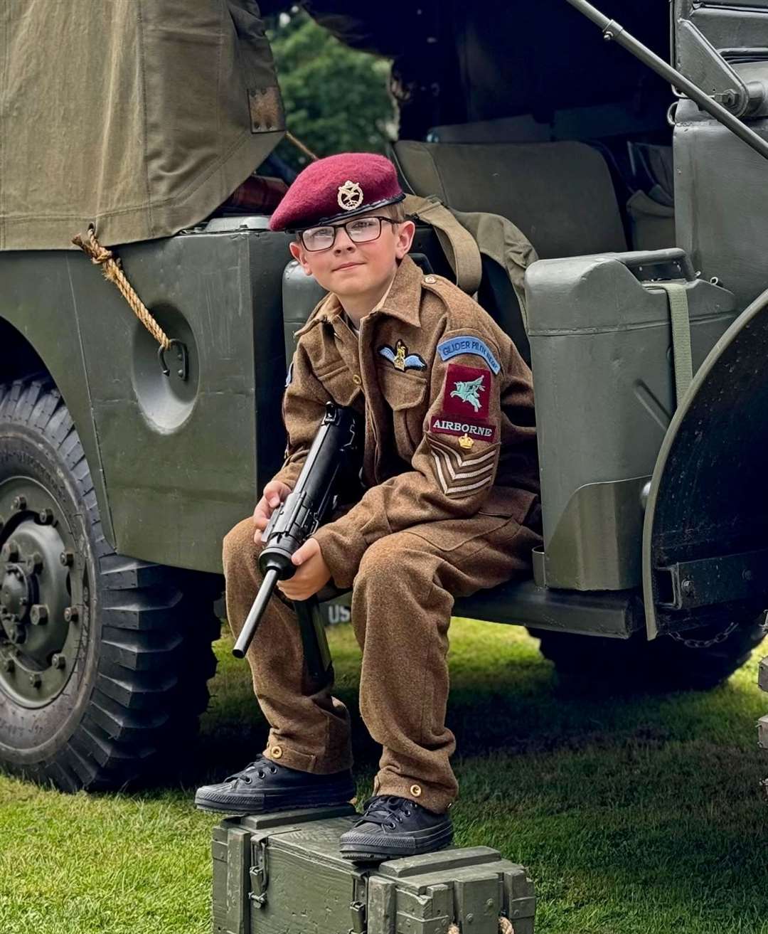 The 1940s weekend at Harlaxton Manor will feature historical reenactments and military vehicles from the period.