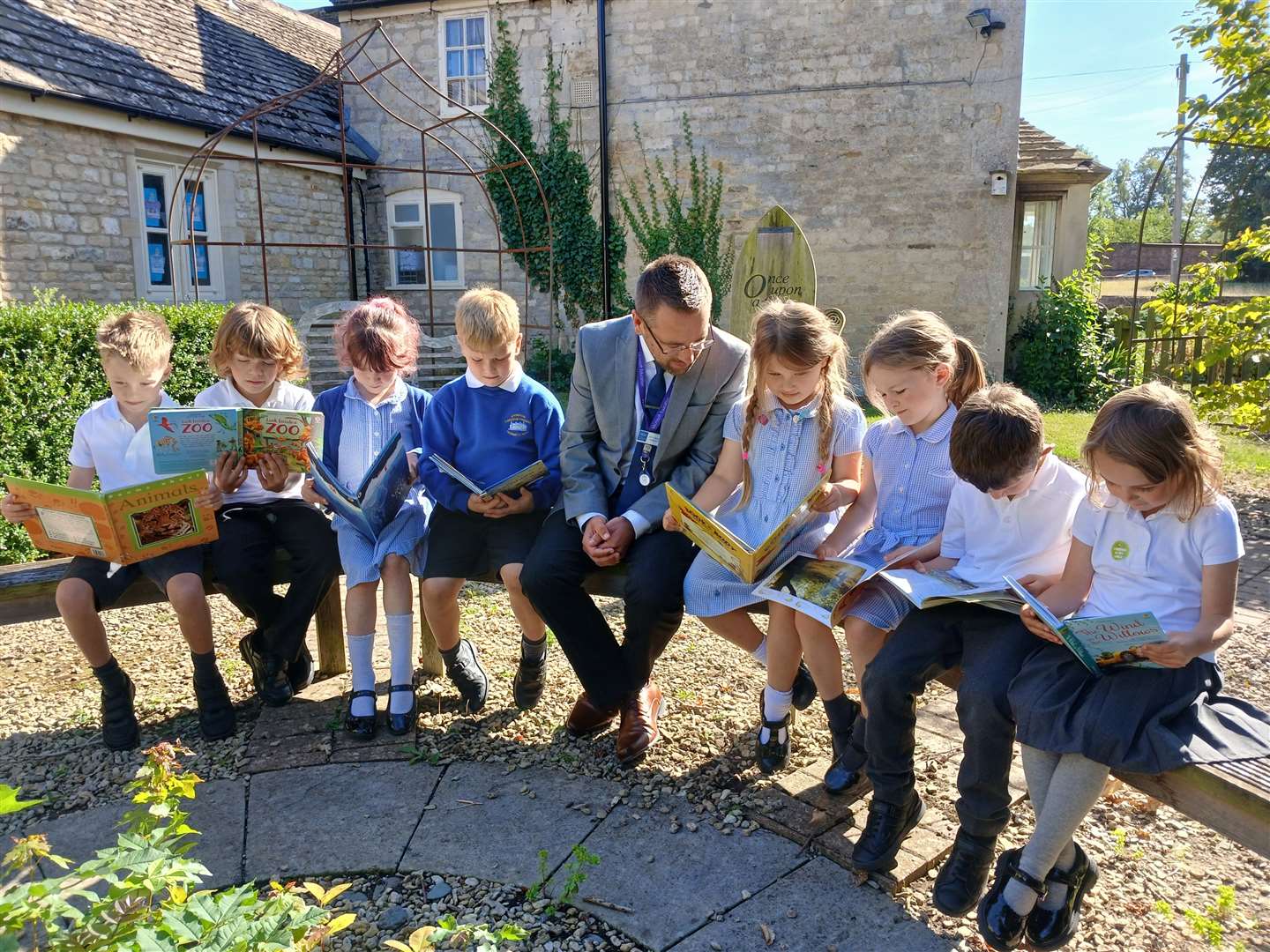 Headteacher Andrew Evans is a strong advocate of reading for pleasure