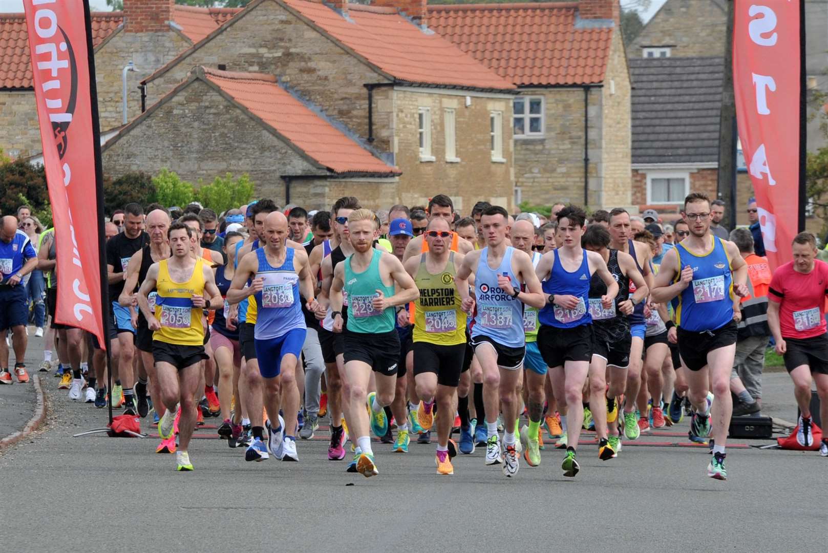 The 10k course runs through Greatford, Barholm and Stowe