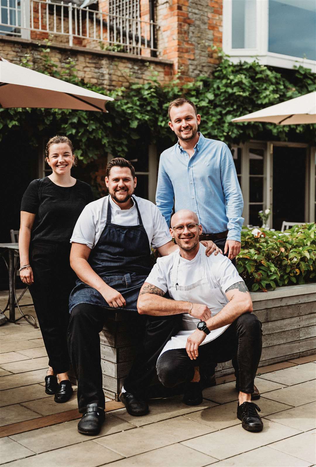 The management team at The Finch's Arms in Hambleton