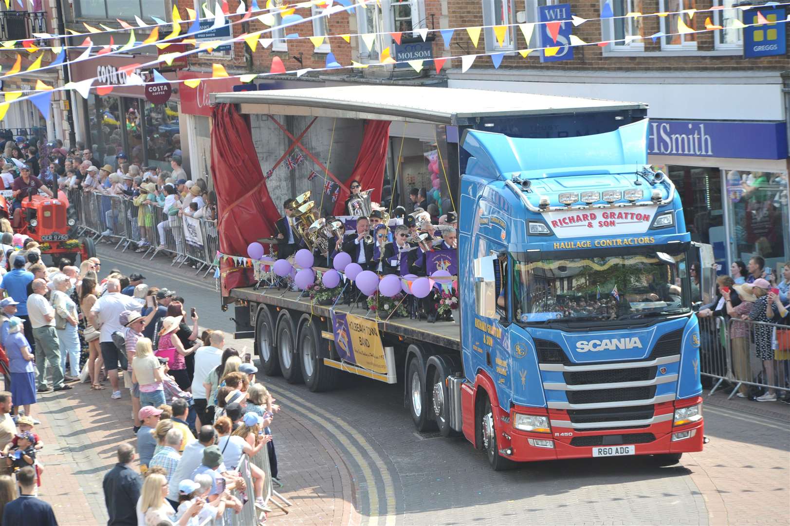 Holbeach Town Band entertain the crowds PHOTO: CHRIS LOWNDES