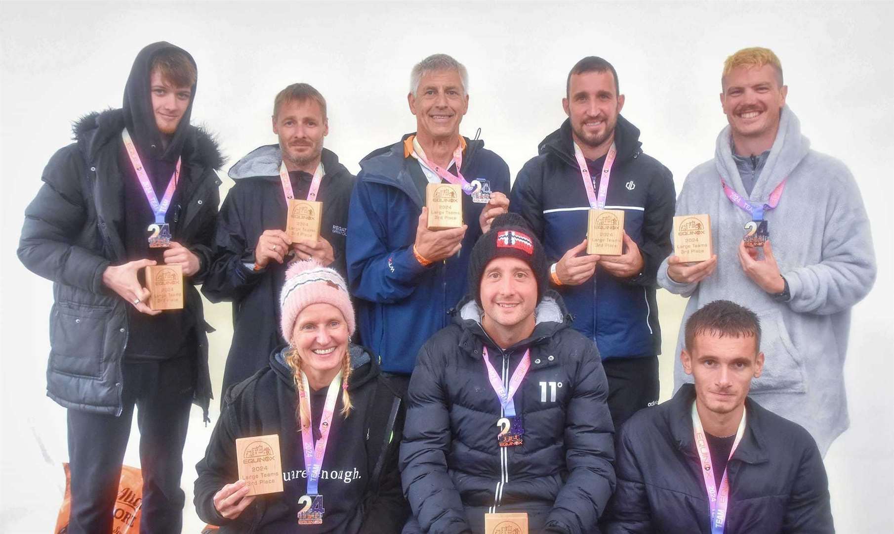 The Grantham team which gained a podium place. Photo: Mick Hall Photography