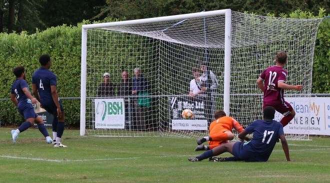 Bourne Town were 5-0 home winners against Shirebrook on Saturday. Photo: sportsbob