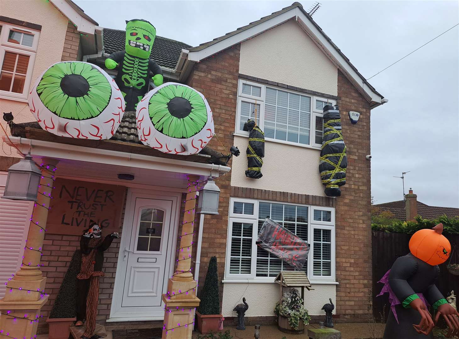 Watch out for Frankenstein on the roof