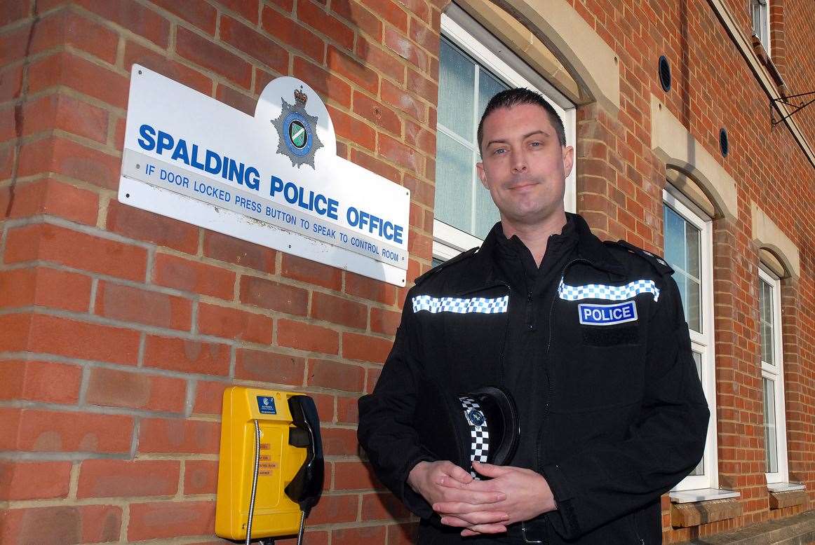Spalding Police Station, new acting inspector for South Holland, Nick Waters, (22012325)
