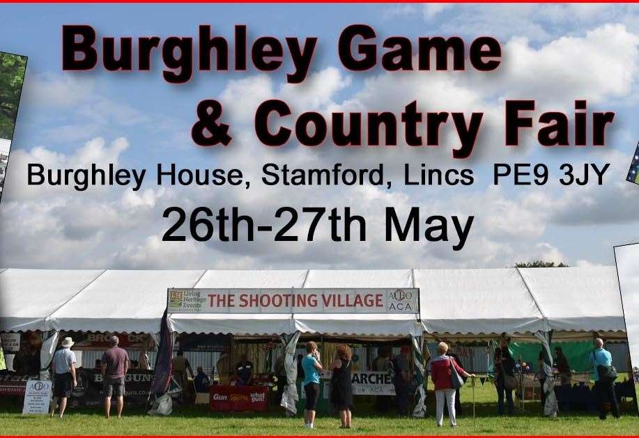 Burghley Game and Country Fair is at Burghley House, Stamford, this Bank Holiday Sunday May 26