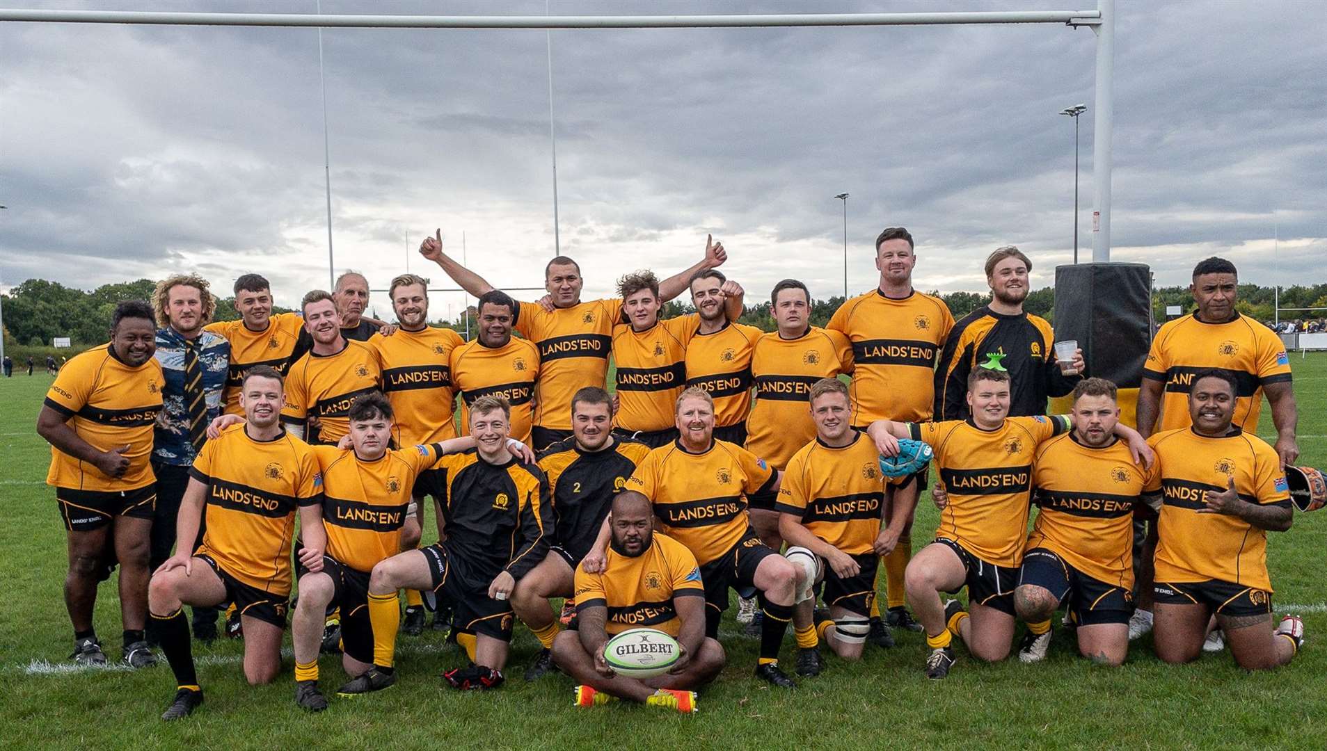 With this season's Oakham RFC Second XV, back row, fifth from left. Photo: Andy Balmford