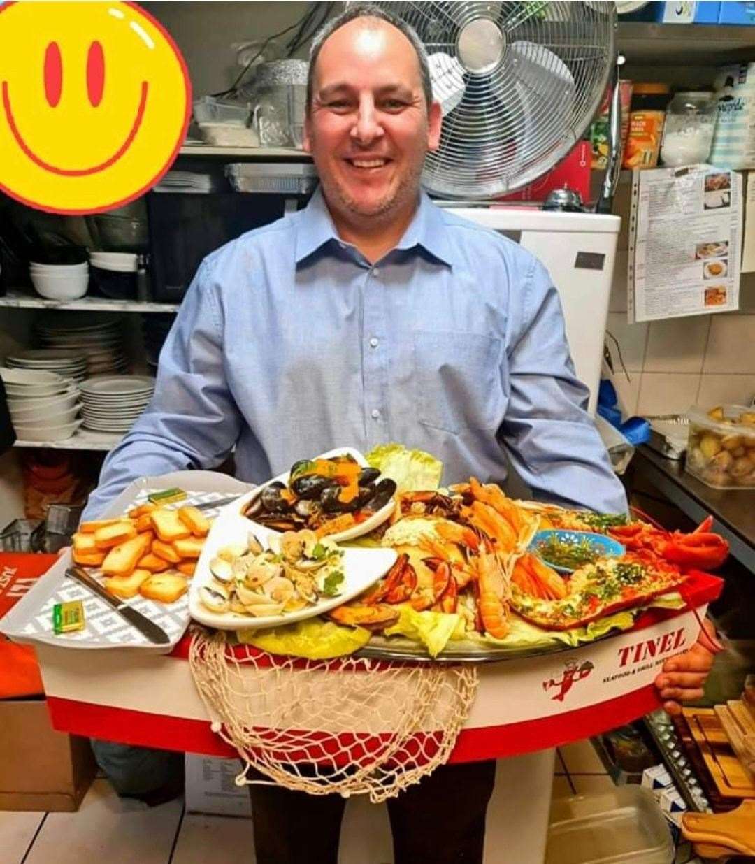 Flavio Serra, owner of Tinel Seafood and Grill Restaurant. (57968331)
