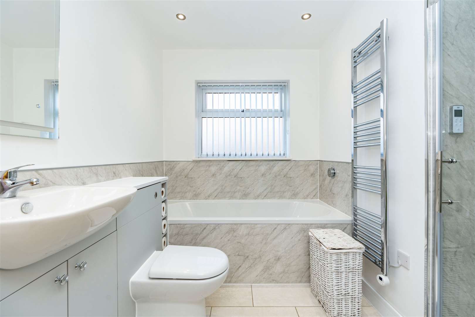 The main bathroom