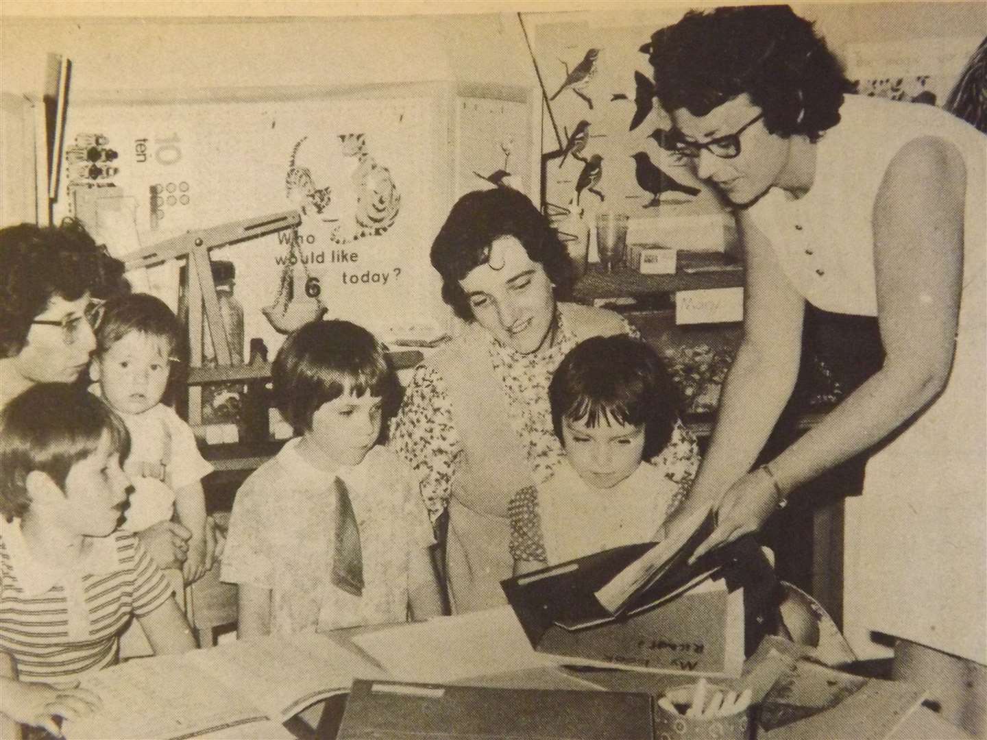 50 years ago: June 29, 1973 – Colsterworth Primary School held its annual open day on Tuesday afternoon. Pictured: Mothers and children being shown pupils' work by Mrs M. Wright.
