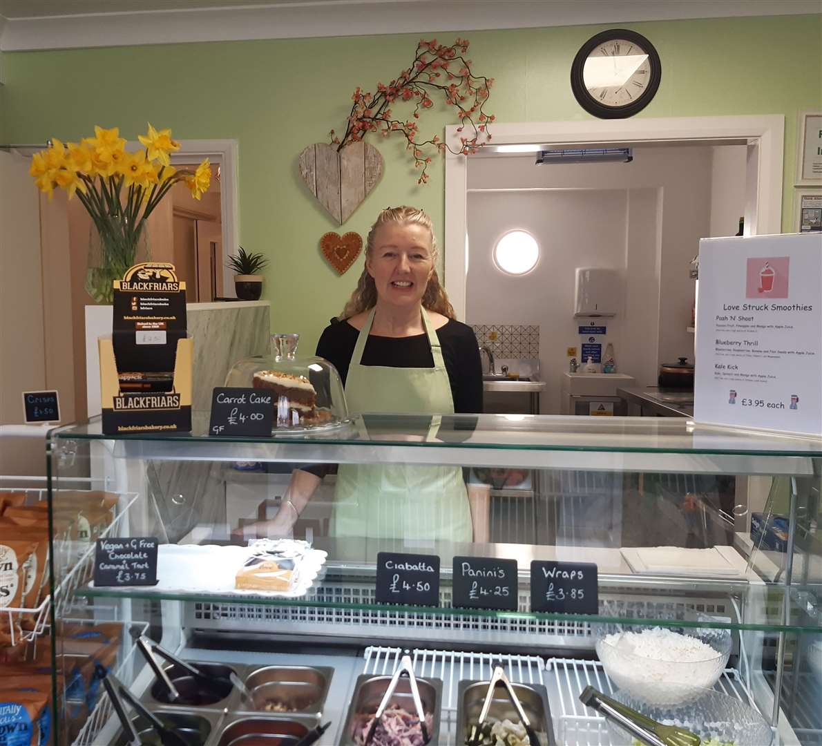 Trudy Edgington runs The Green Bowl in New Road, Spalding. PHOTO: SUBMITTED