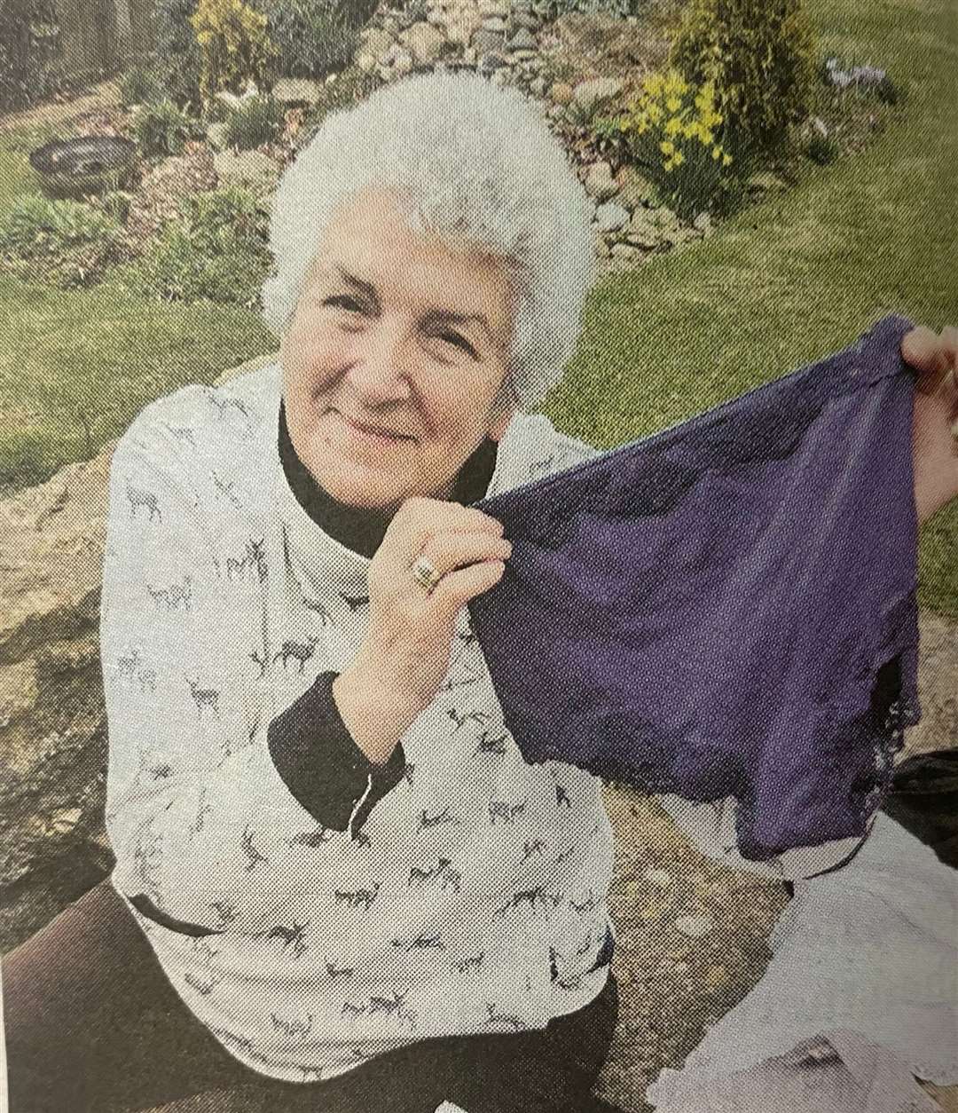 Terry Westwood, from Bourne needs donations of women's and children's underwear to send to Kenya 10 years ago.