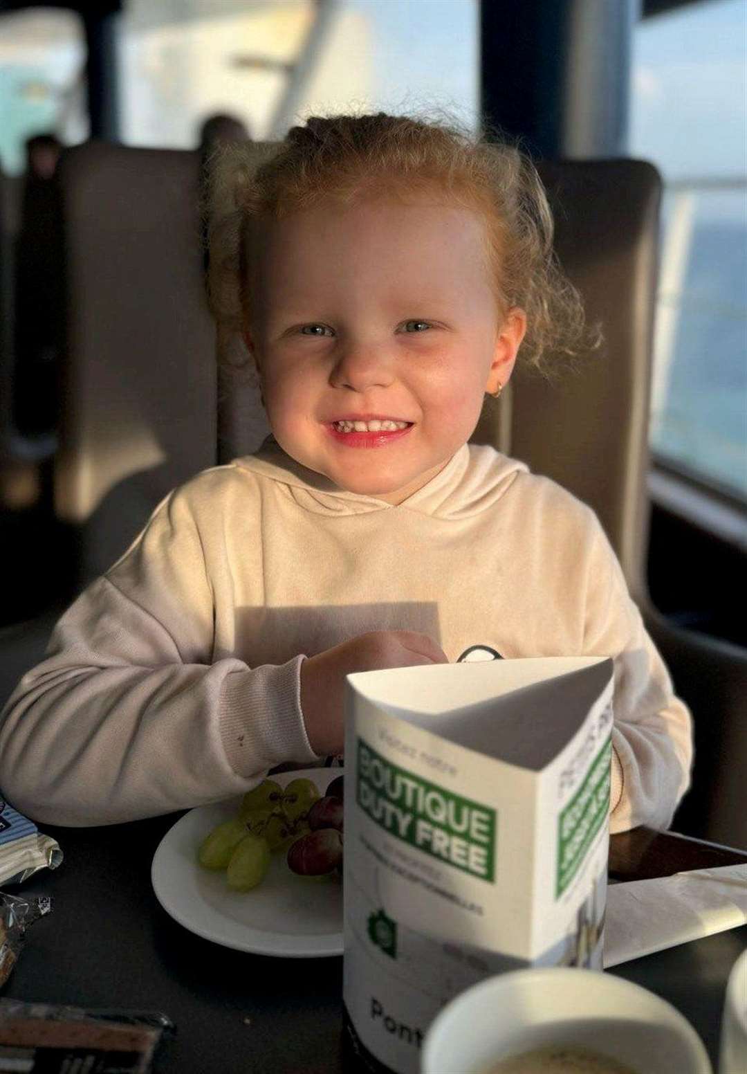 Daniel Lambert's daughter Ava.