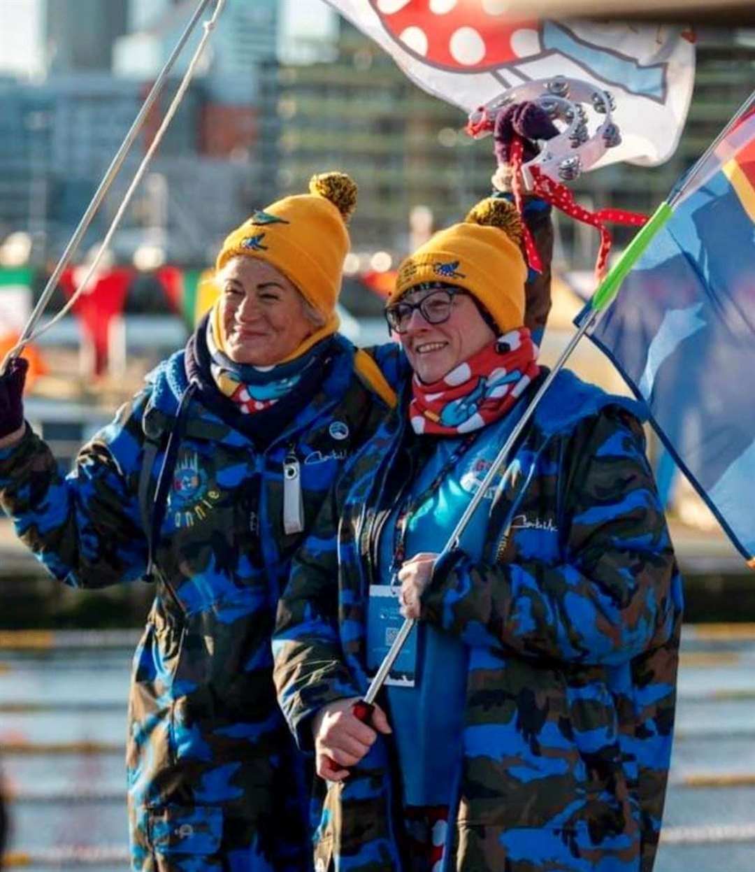 The pair returned as world record holders. Picture: United Lincolnshire Hospital NHS Trust