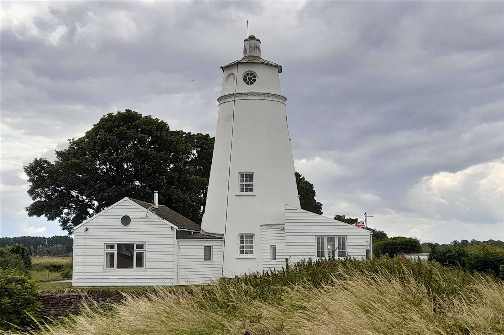 Rear view of Sir Peter Scott Lighthouse, Sutton Bridge, Lincolnshire. Copyright Kate Chapman (82)