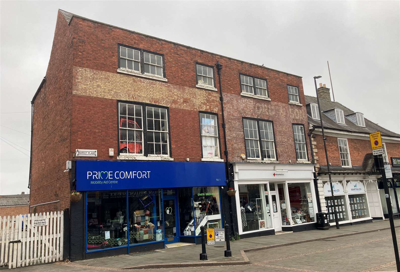 The location of the YMCA in Grantham.