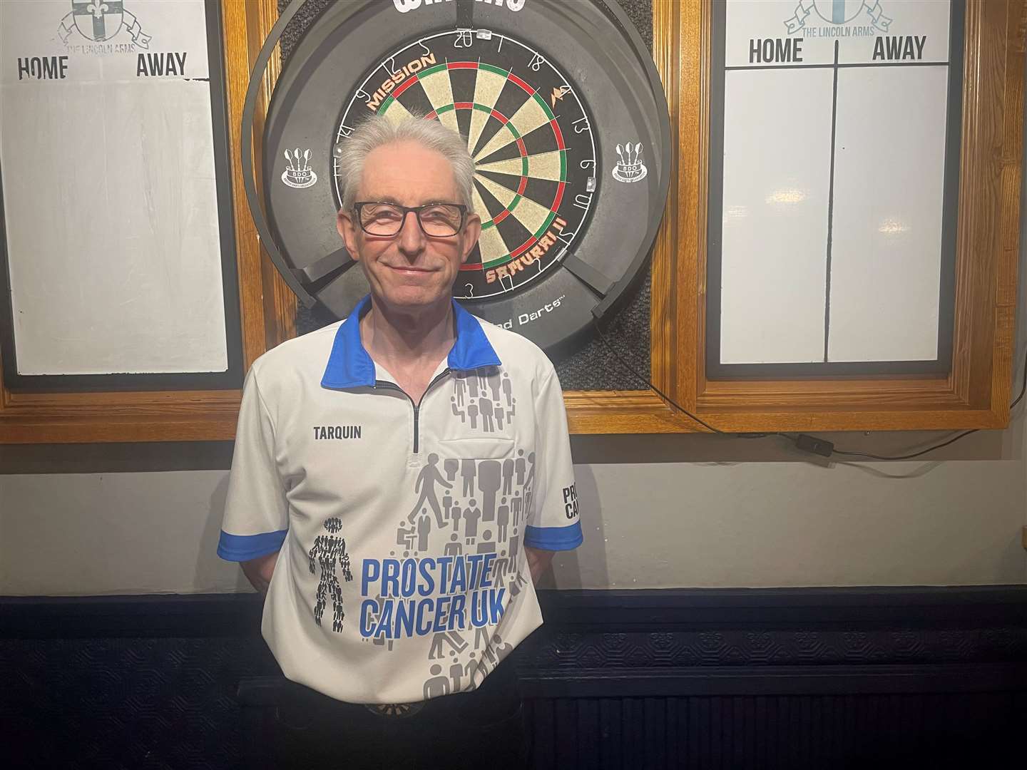 Ian Tilley has helped raise thousands for Prostate Cancer UK