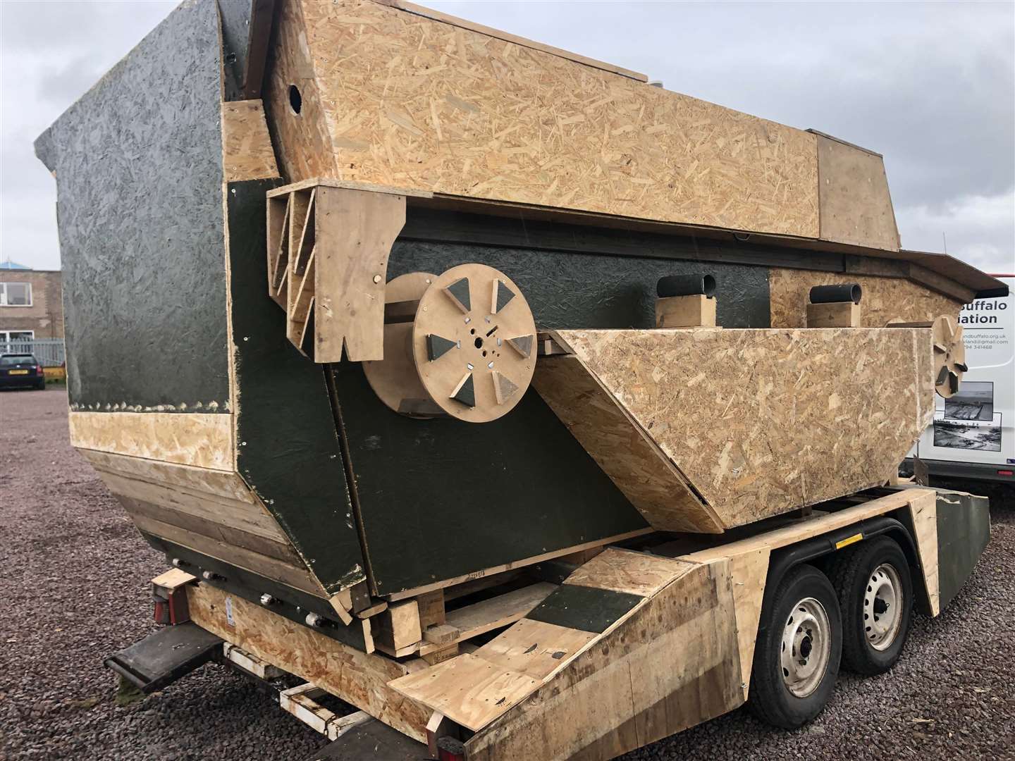 The wooden replica of the Crowland Buffalo (63638807)
