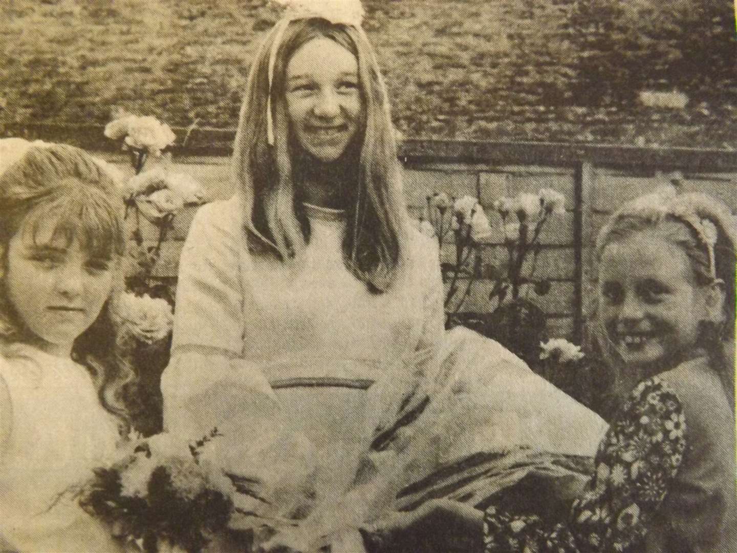 50 years ago: July 20, 1973 – Glaston fete was opened by the Glaston and Bisbrooke May Queen, Carol Howarth (left), Beverley Jones, her attendant, and Patricia Shelton, who won first prize in the fancy dress contest, dressed as a gypsy.