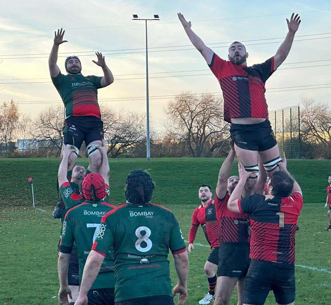 Action from Stamford College Old Boys defeat against Castle Donington.