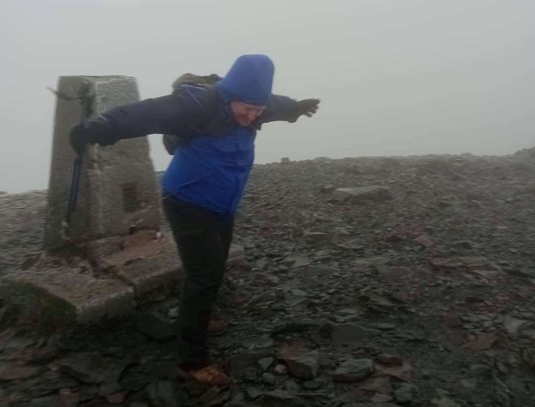 Mike completed the Three Peaks Challenge last year