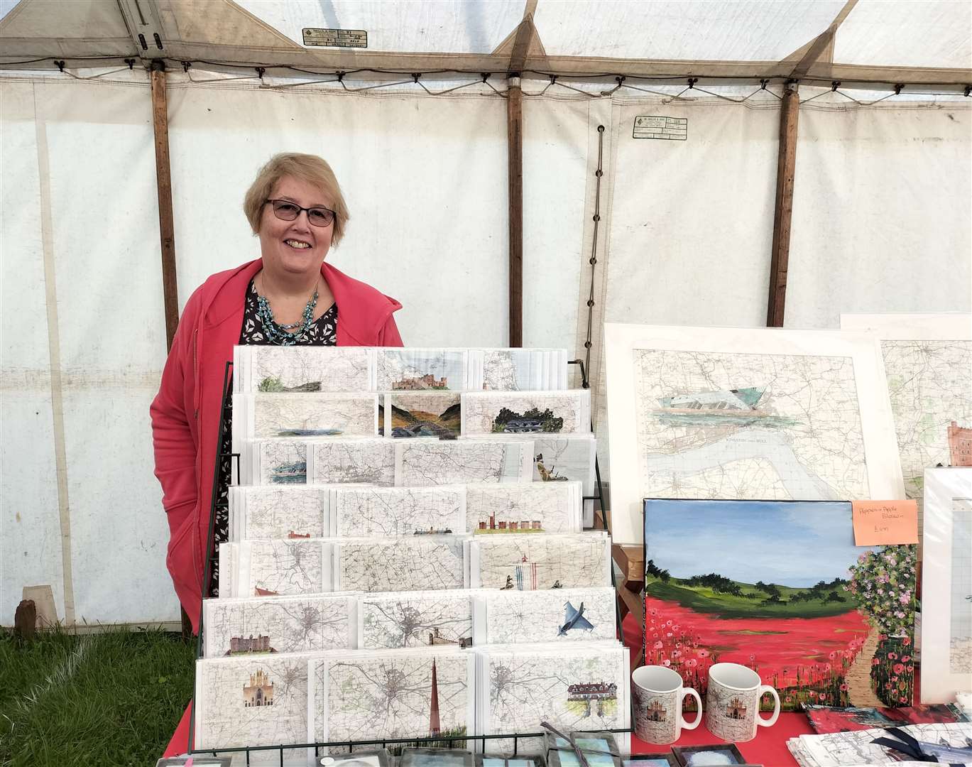 Fiona Duncan at a market