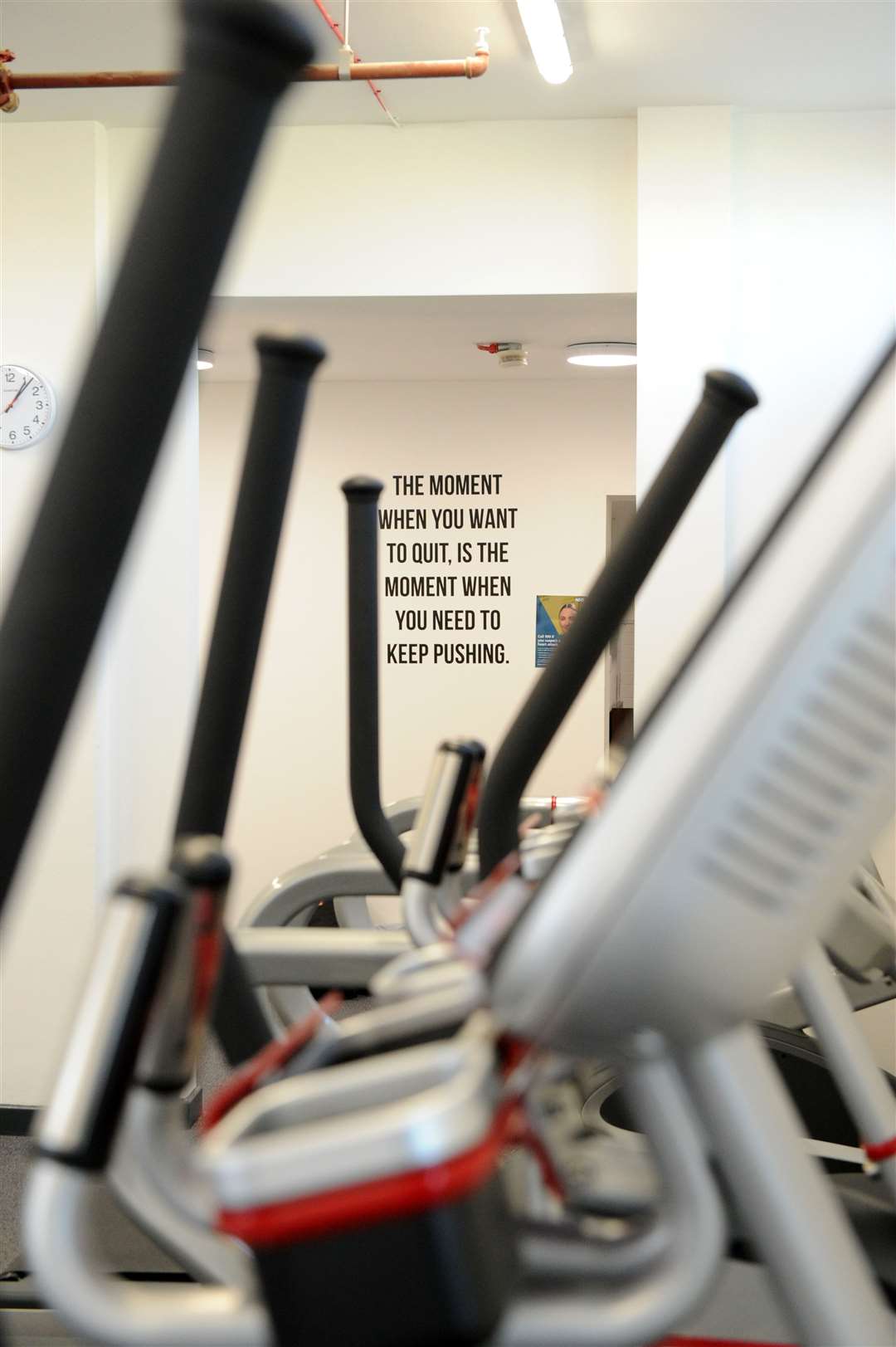 Inspirational messages are dotted around the facilities (54354345)