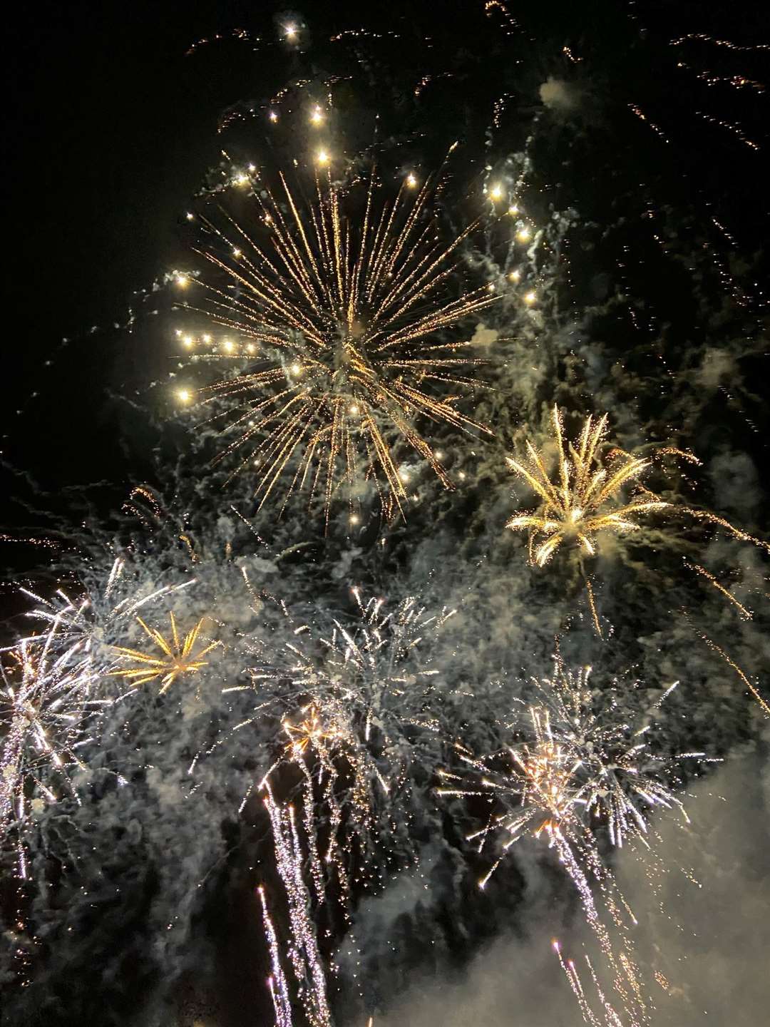 Skies shining bright with fireworks