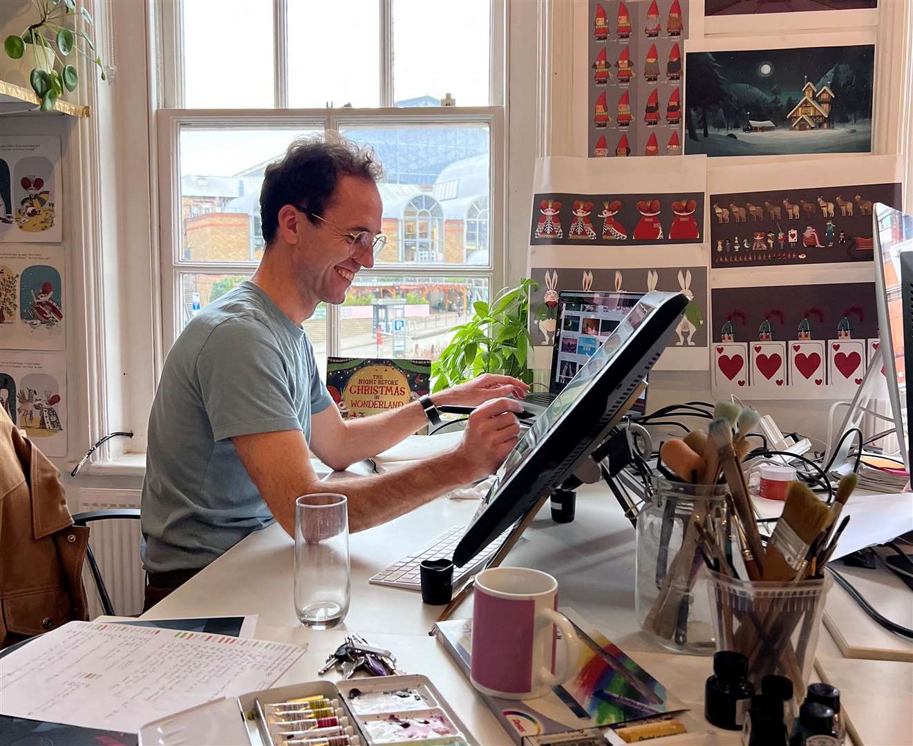 Peter developed a love for art at Stamford School but had no idea animation could be a career