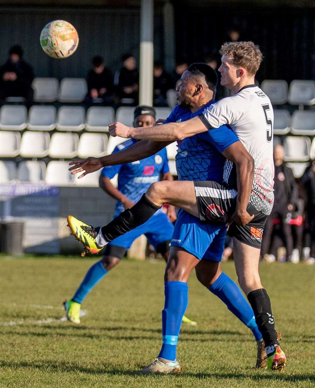 Wisbech Town in action at Harrowby United. Picture: Steve Nesbitt