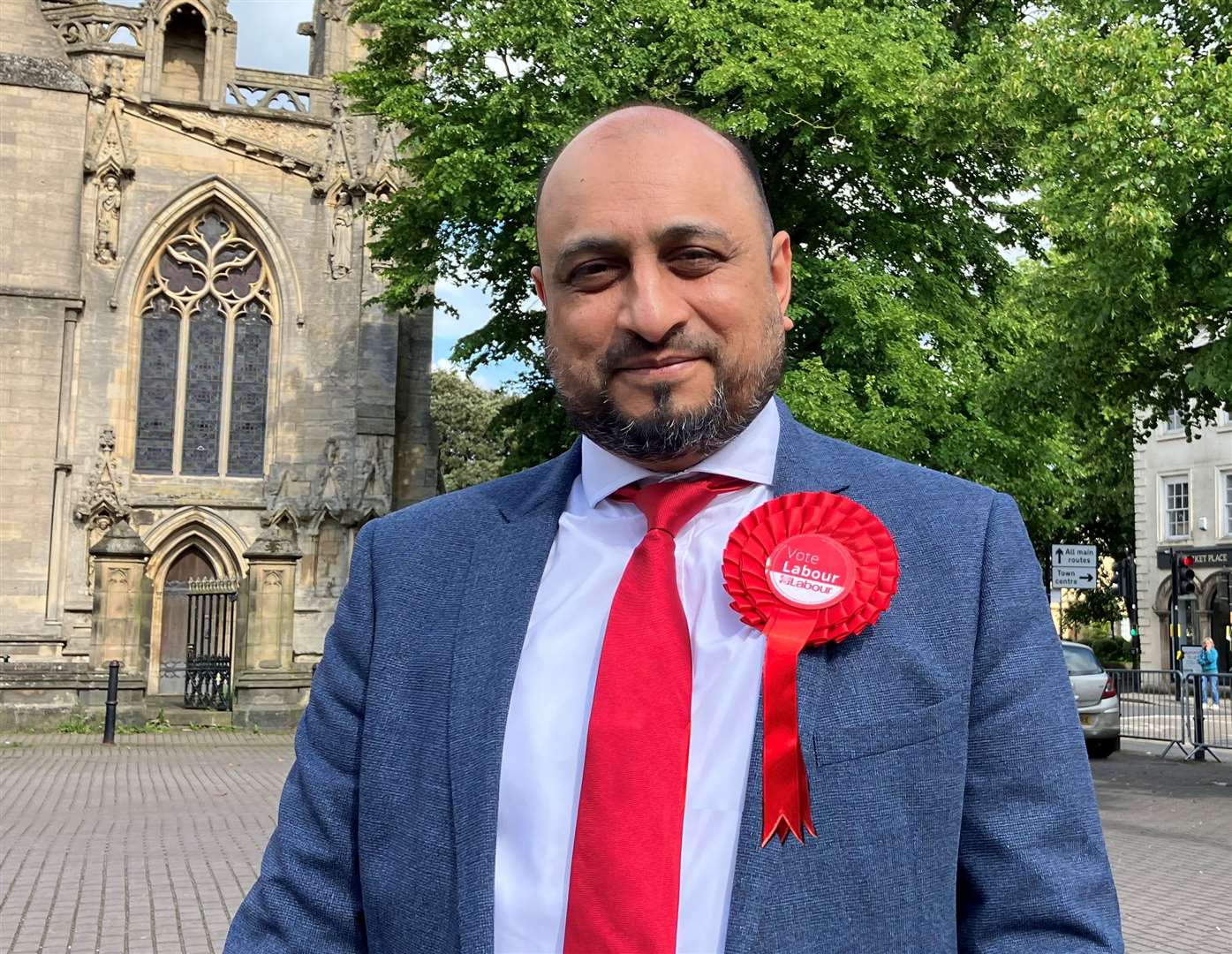 Hanif Khan is standing as the Labour Party candidate in the Sleaford and North Hykeham constituency