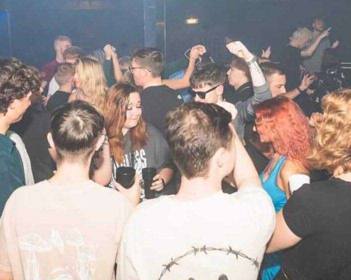 Revellers at XO Nightclub