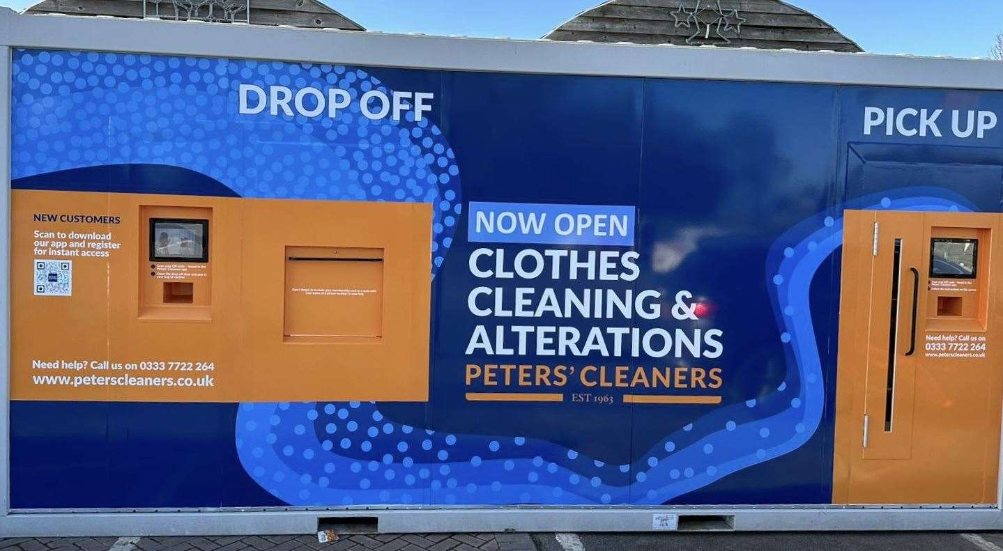 A new dry cleaning pod is being launched at Waterside Garden Centre. Photo: Peters' Cleaners