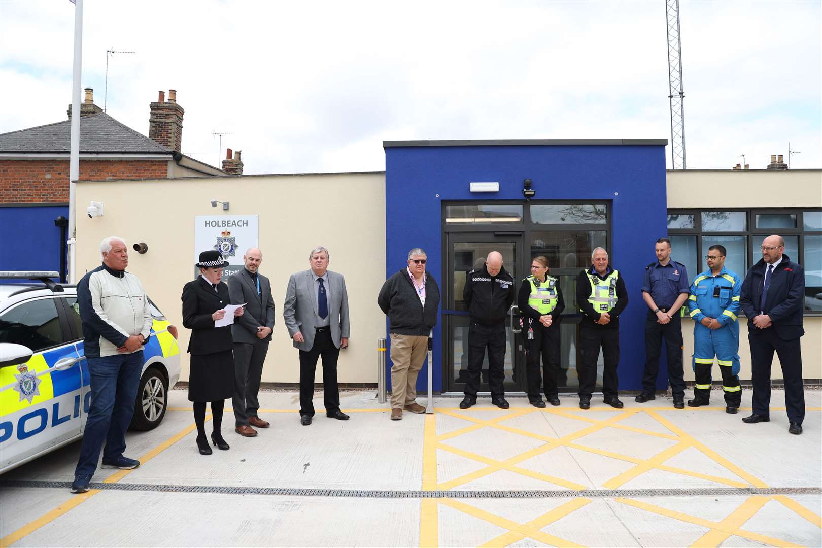 The re-opening of the Holbeach police station. Holbeach, Lincs, UK, on April 29, 2022 (56373433)