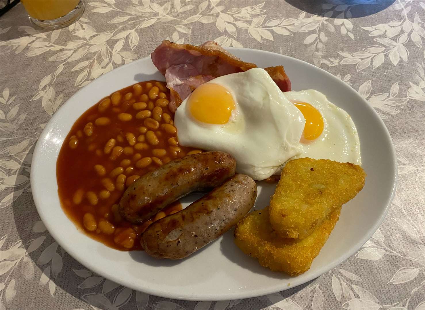 The Full English Breakfast cost £10.50
