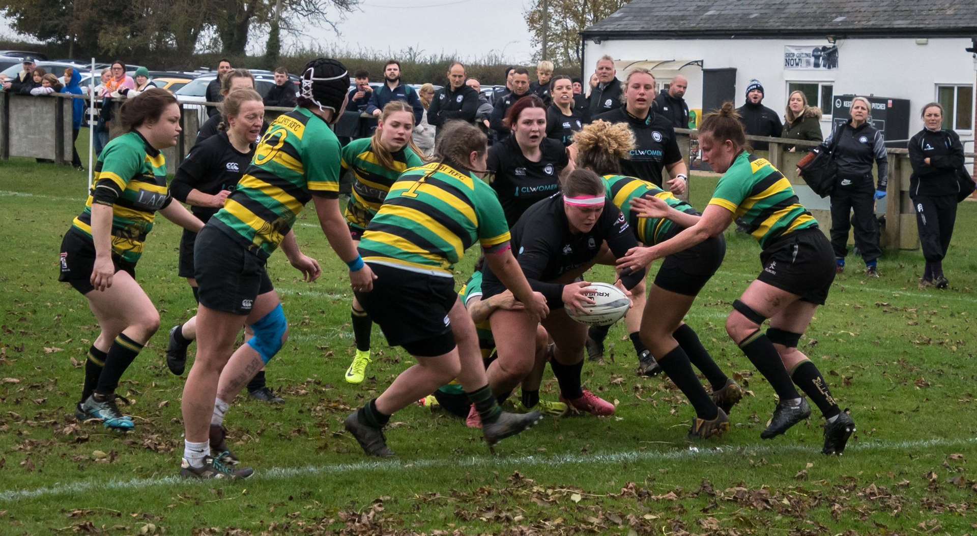 Beth Harland scoring for Kesteven Ladies. Photo: Nick Wainwright
