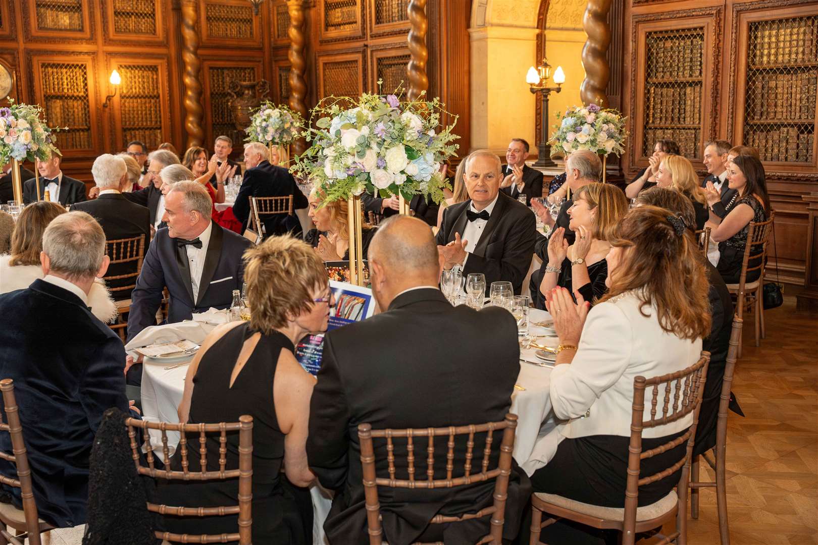 75 guests enjoyed a sophisticated evening of fine dining