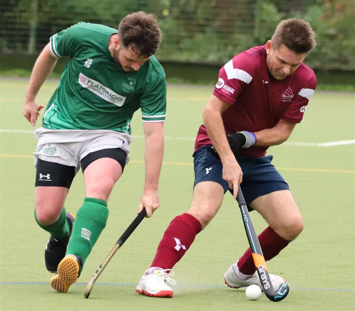 Action from Spalding's derby with Long Sutton. Photos: Nigel Cookson