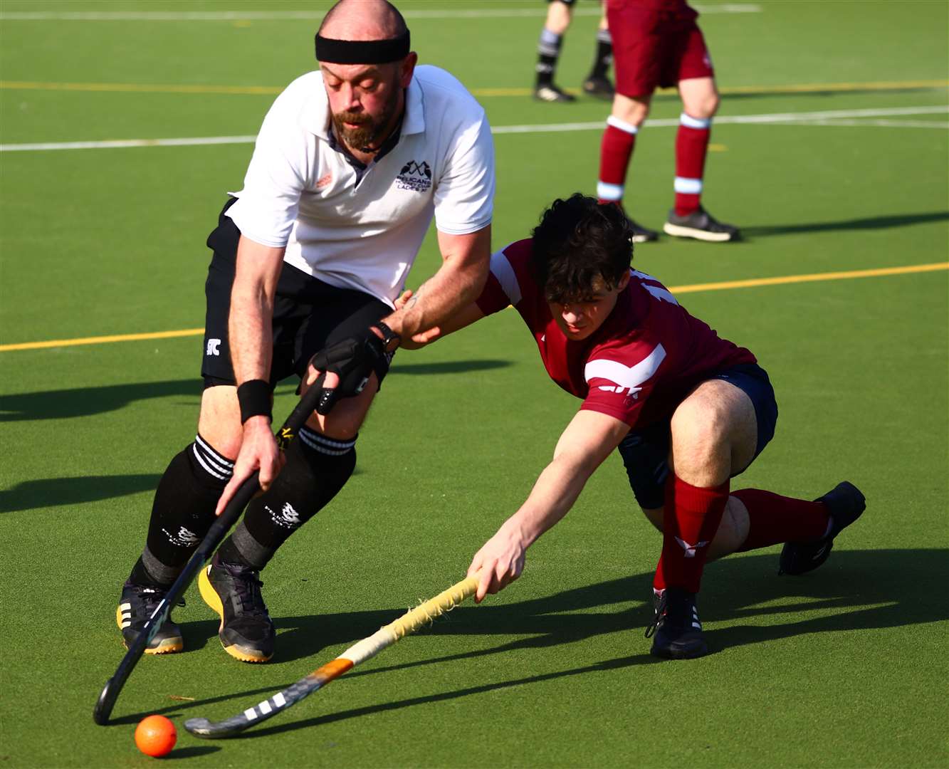 Second team action from Spalding's match at Pelicans on Saturday. Photo: Nigel Cookson