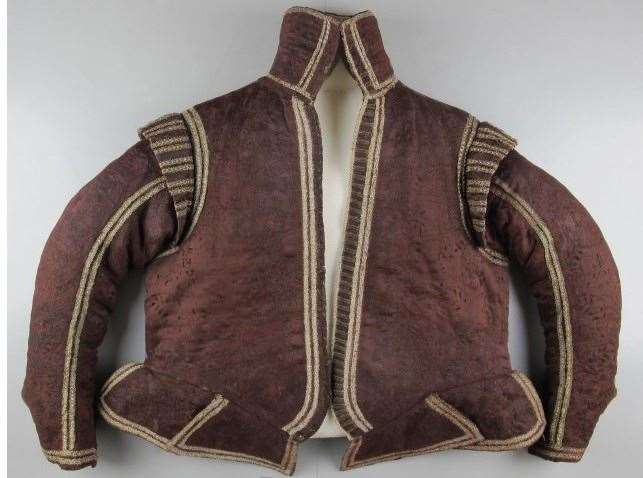 A doublet which is on display at Grimsthorpe Castle.