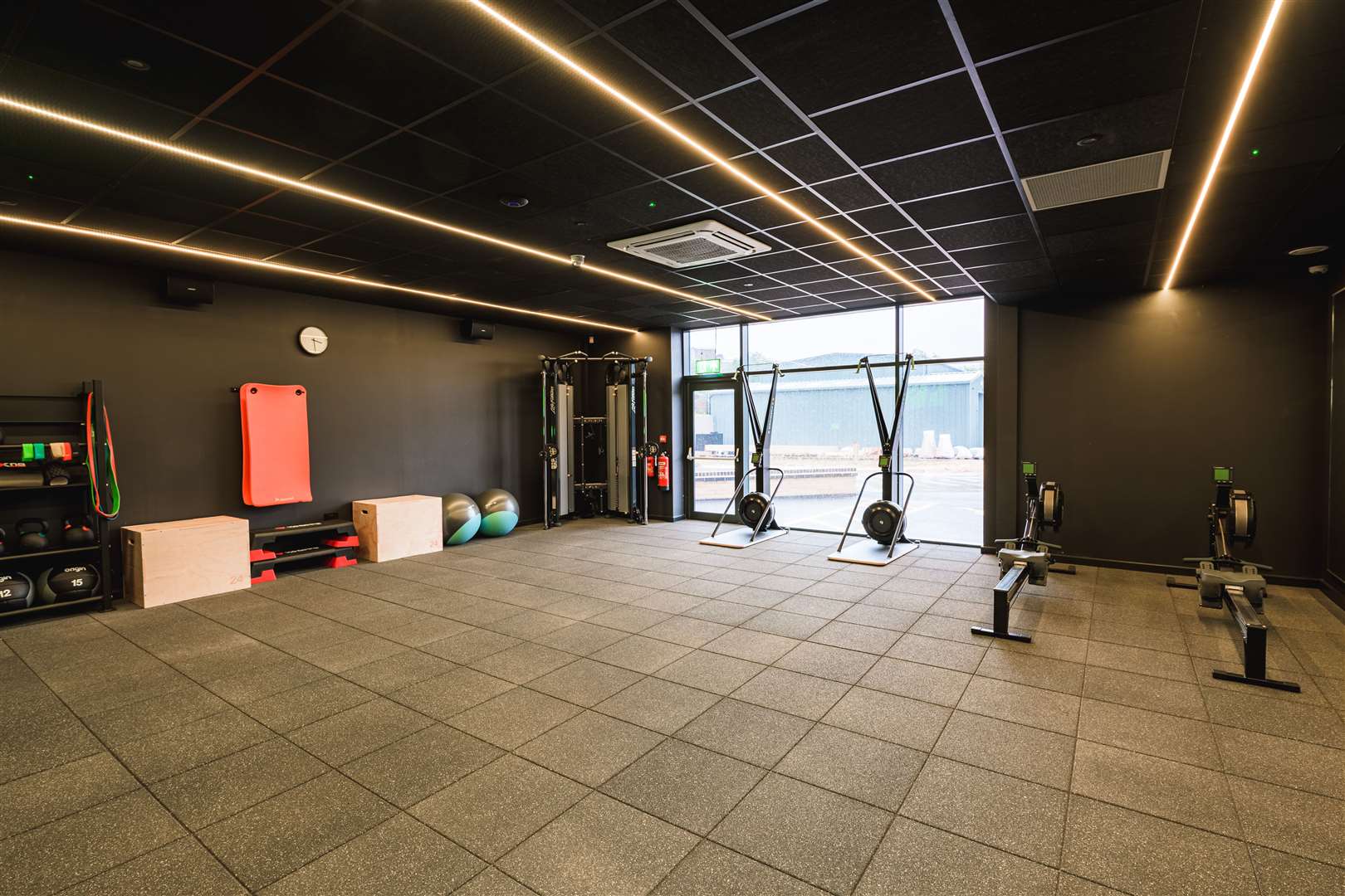 The high intensity studio at Equilibrium Gym & Fitness Ketton