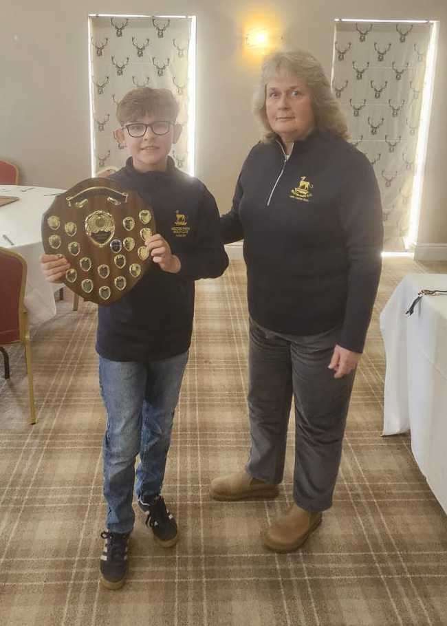 Junior prize winners at Belton Park Golf Club.