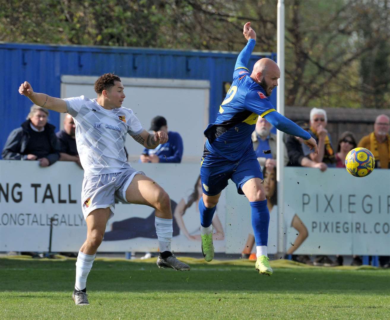 Action from Spalding's home draw with Alvechurch. Photo: Chris Lowndes