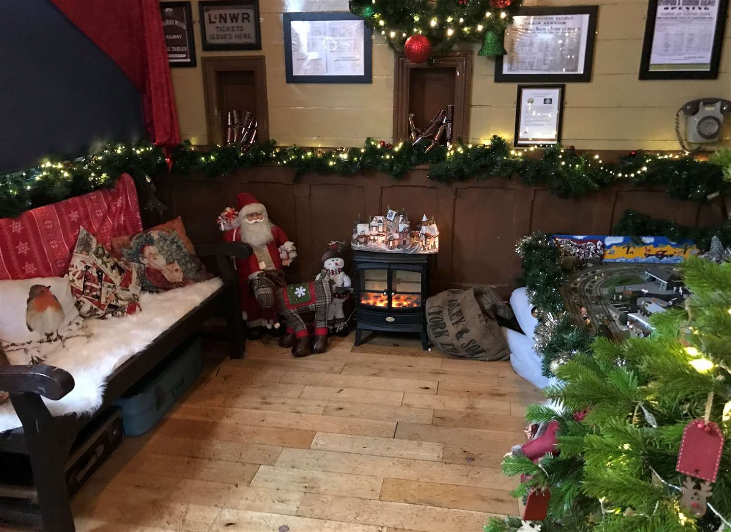 Santa's Lodge provided a warm welcome