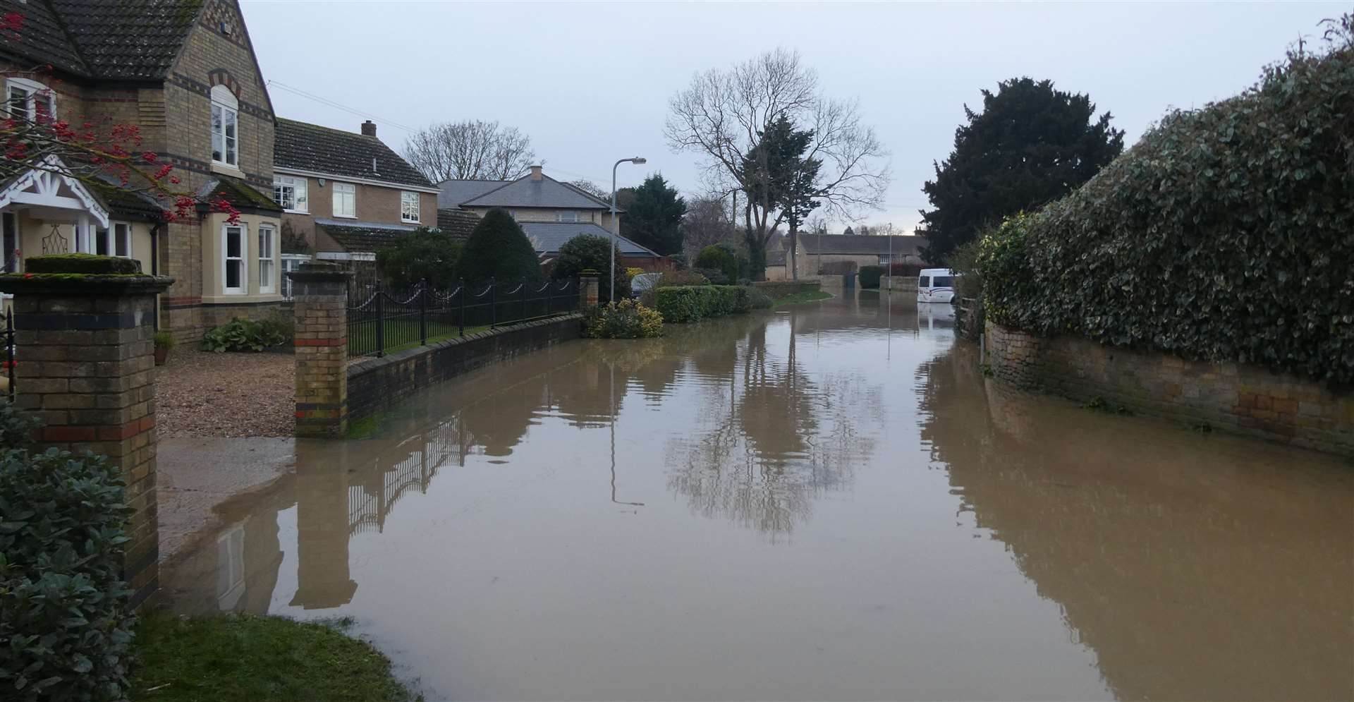Flooding in Greatford. Photo: Robin Jones