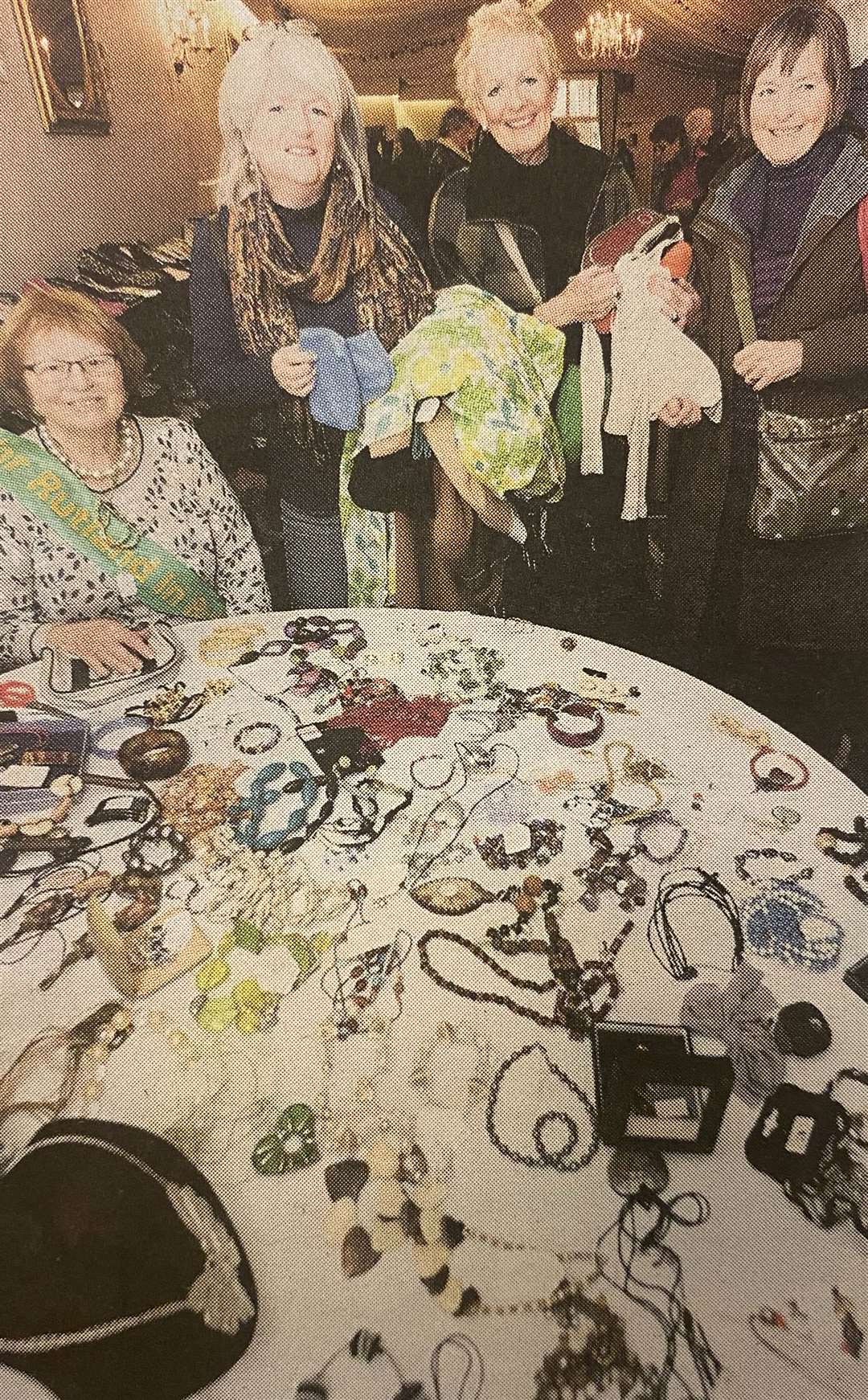 Lively interest at the jewellery table 10 years ago